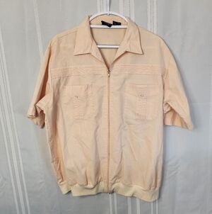 Blair Men's Light Peach Short Sleeve Polo